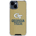 Georgia Institute of Technology Gold LogoType GT iPhone 15 Clear Case
