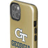 Georgia Institute of Technology Gold LogoType GT iPhone 15 Impact Case