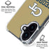 Georgia Institute of Technology Gold LogoType GT iPhone 16 Clear Case