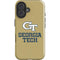 Georgia Institute of Technology Gold LogoType GT iPhone 16 Impact Case