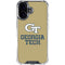 Georgia Institute of Technology Gold LogoType GT iPhone 16 Plus Clear Case
