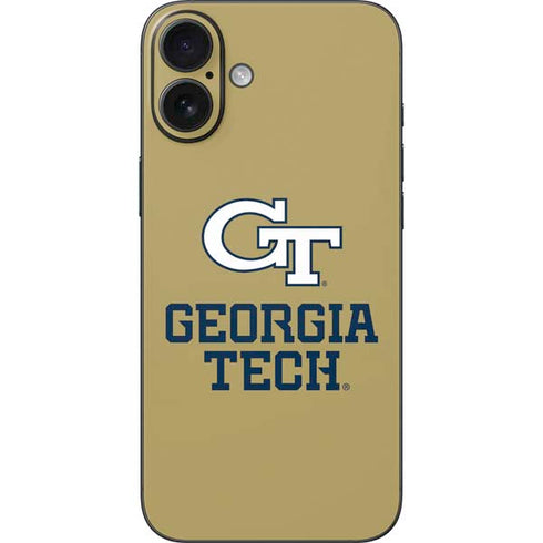 Georgia Institute of Technology Gold LogoType GT iPhone 16 Plus Skin