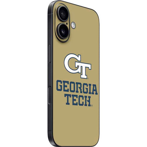 Georgia Institute of Technology Gold LogoType GT iPhone 16 Plus Skin