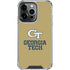 Georgia Institute of Technology Gold LogoType GT iPhone 16 Pro Clear Case