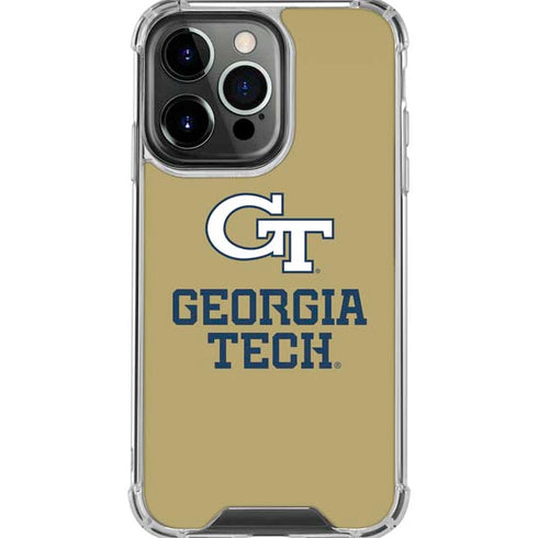 Georgia Institute of Technology Gold LogoType GT iPhone 16 Pro Max Clear Case