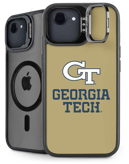 Georgia Institute of Technology Gold LogoType GT iPhone 16e Kickstand Case