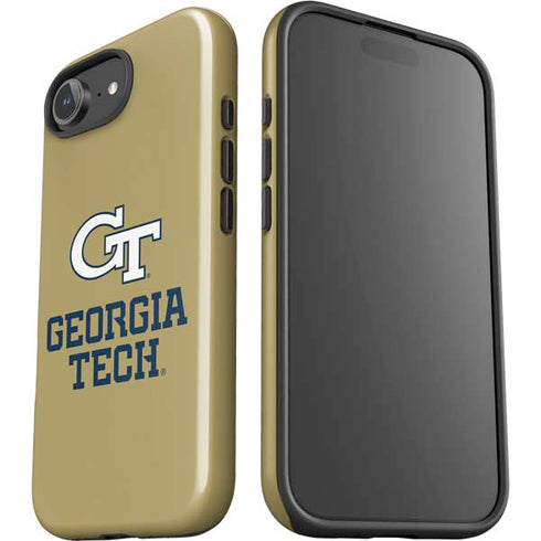 Georgia Institute of Technology Gold LogoType GT iPhone 16e Impact Case