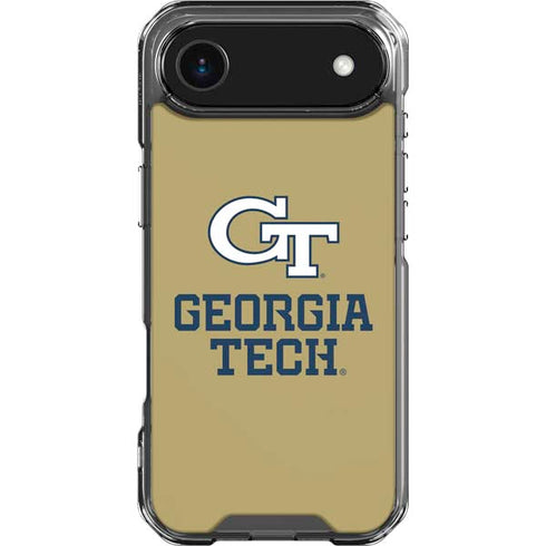Georgia Institute of Technology Gold LogoType GT iPhone 17 Air Clear Case