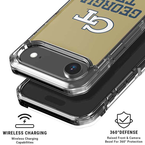 Georgia Institute of Technology Gold LogoType GT iPhone 17 Air Clear Case