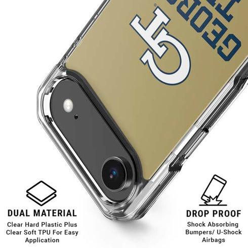Georgia Institute of Technology Gold LogoType GT iPhone 17 Air Clear Case