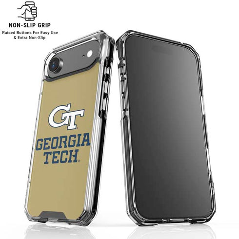 Georgia Institute of Technology Gold LogoType GT iPhone 17 Air Clear Case