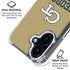 Georgia Institute of Technology Gold LogoType GT iPhone 17 Clear Case