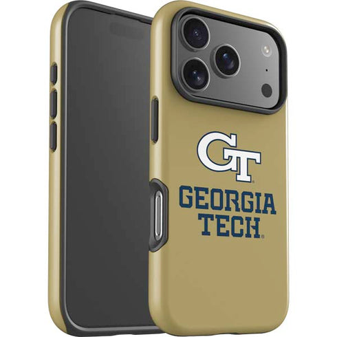 Georgia Institute of Technology Gold LogoType GT iPhone 17 Pro Impact Case