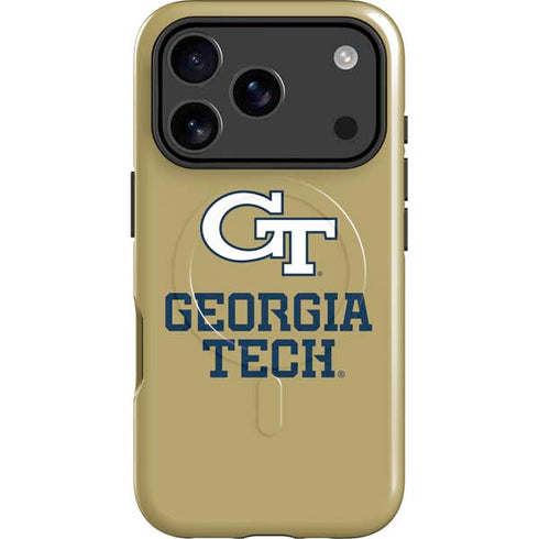 Georgia Institute of Technology Gold LogoType GT iPhone 17 Pro Max Magsafe Impact Case