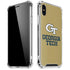 Georgia Institute of Technology Gold LogoType GT iPhone X/XS Clear Case