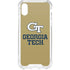 Georgia Institute of Technology Gold LogoType GT iPhone XS Clear Case