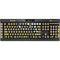 Georgia Institute of Technology Gold LogoType GT K95 RGB PLATINUM Mechanical Gaming Keyboard Skin