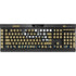 Georgia Institute of Technology Gold LogoType GT K95 RGB PLATINUM Mechanical Gaming Keyboard Skin