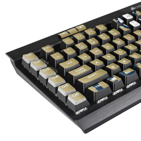 Georgia Institute of Technology Gold LogoType GT K95 RGB PLATINUM Mechanical Gaming Keyboard Skin