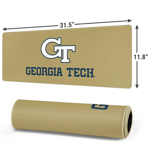Georgia Institute of Technology Gold LogoType GT Gaming Mouse Pad