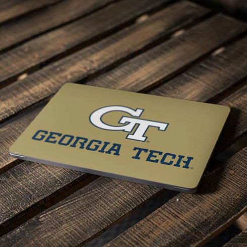 Georgia Institute of Technology Gold LogoType GT Apple MacBook Air Skin
