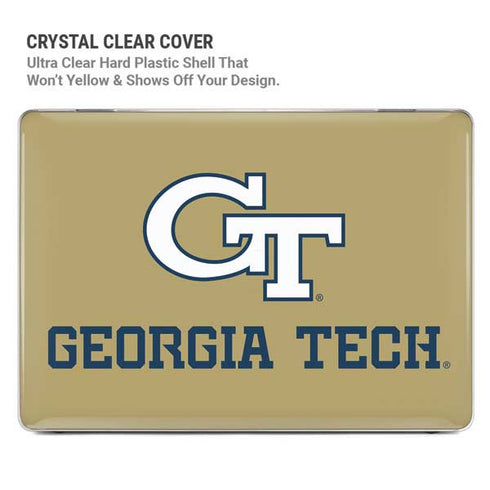 Georgia Institute of Technology Gold LogoType GT MacBook Pro 14in (2021-24) Case plus Skin