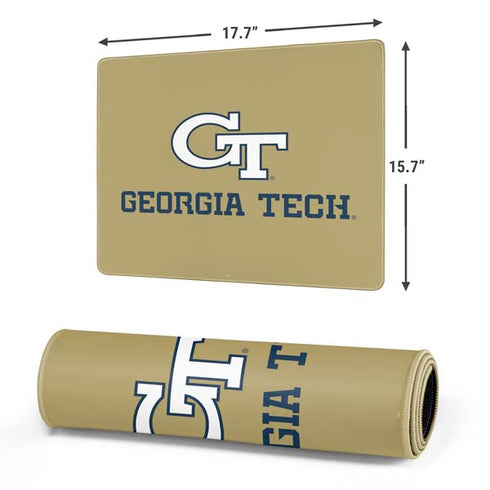 Georgia Institute of Technology Gold LogoType GT Gaming Mouse Pad