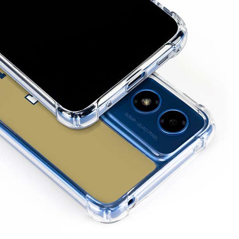 Georgia Institute of Technology Gold LogoType GT Moto G Play 4G (2024) Clear Case