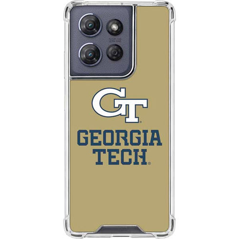 Georgia Institute of Technology Gold LogoType GT Moto G Power 5G (2025) Clear Case