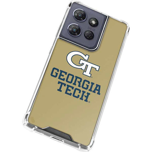 Georgia Institute of Technology Gold LogoType GT Moto G Power 5G (2025) Clear Case
