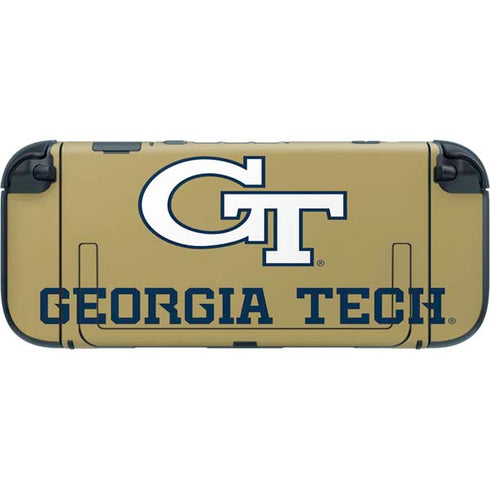 Georgia Institute of Technology Gold LogoType GT Nintendo Switch 2 (2025) with Joy-Con Skin