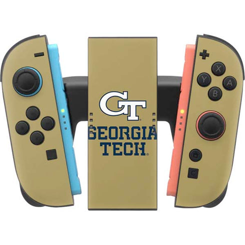 Georgia Institute of Technology Gold LogoType GT Nintendo Switch 2 (2025) Joy-Con Controller Skin