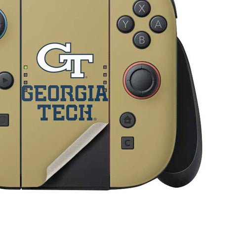 Georgia Institute of Technology Gold LogoType GT Nintendo Switch 2 (2025) Joy-Con Controller Skin