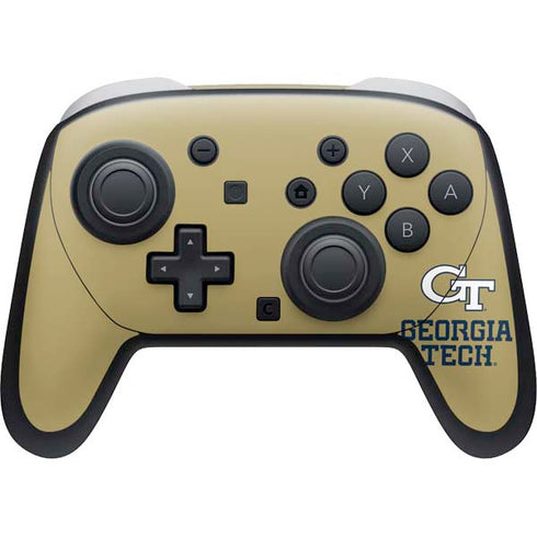 Georgia Institute of Technology Gold LogoType GT Nintendo Skins