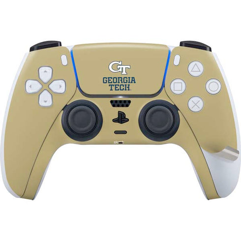 Georgia Institute of Technology Gold LogoType GT PS5 Pro Bundle Skin