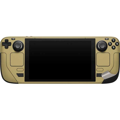 Georgia Institute of Technology Gold LogoType GT Steam Deck Handheld Gaming Computer Skin
