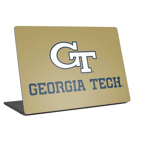 Georgia Institute of Technology Gold LogoType GT Laptop Skins