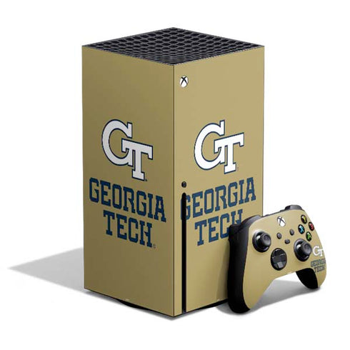 Georgia Institute of Technology Gold LogoType GT Xbox Series X Skins