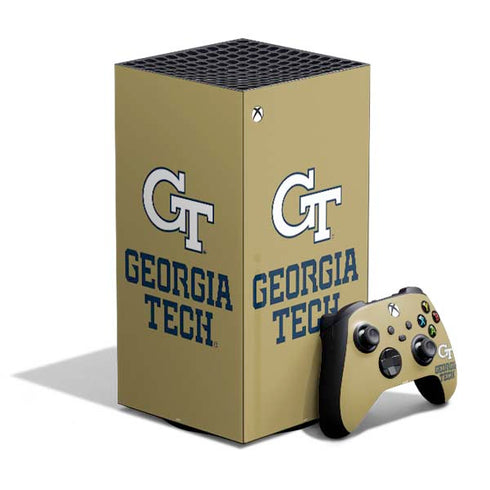 Georgia Institute of Technology Gold LogoType GT XBox Series X Digital Edition Bundle Skin