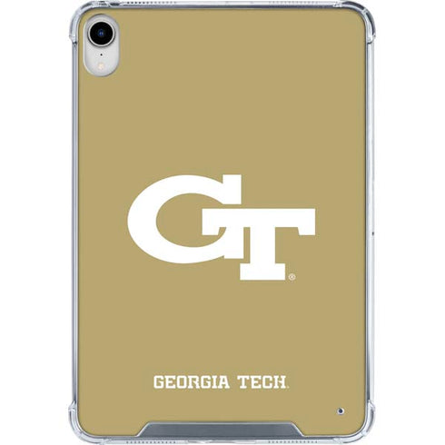 Georgia Institute of Technology Gold GT iPad 11th Gen (2025) Clear Case