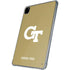 Georgia Institute of Technology Gold GT iPad Pro 11in (2024) Clear Case
