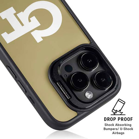 Georgia Institute of Technology Gold GT iPhone 13 Pro Kickstand Case