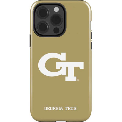 Georgia Institute of Technology Gold GT iPhone 15 Pro Impact Case