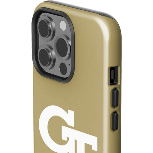 Georgia Institute of Technology Gold GT iPhone 15 Pro Impact Case