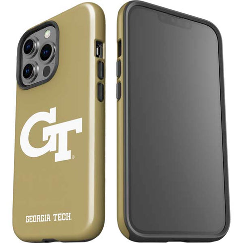 Georgia Institute of Technology Gold GT iPhone 15 Pro Impact Case