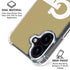 Georgia Institute of Technology Gold GT iPhone 16 Clear Case