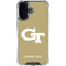 Georgia Institute of Technology Gold GT iPhone 16 Plus Clear Case