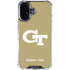 Georgia Institute of Technology Gold GT iPhone 16 Plus Clear Case