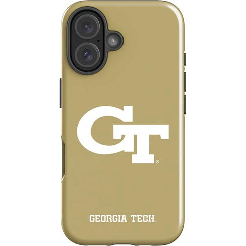 Georgia Institute of Technology Gold GT iPhone 16 Plus Impact Case