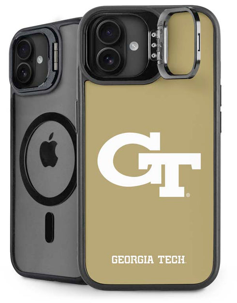 Georgia Institute of Technology Gold GT iPhone 16 Plus Kickstand Case